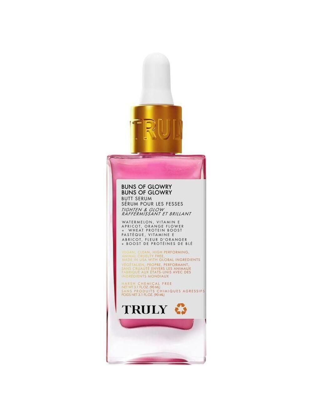 Truly Beauty, Buns of Glowry Tightening Body Serum, 3.1 Fl Oz (90 Ml)